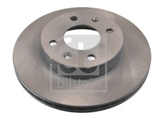 2x Febi 31552 Front Brake Discs Pair 241mm Vented Fits Hyundai Kia I10