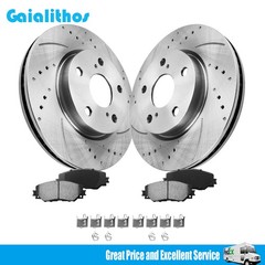 10.8” (275mm) Front Rotors Ceramic Brake Pads for Toyota RAV4 Prius V Scion xB