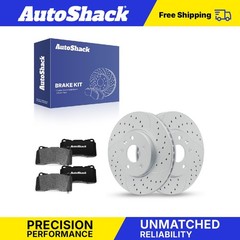 Front Drilled Slotted Brake Rotors Ceramic Pads for Buick, Regal 2014