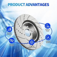 Front Rear Brake Rotors Pads for Chevrole Monte Carlo 2006-2007 Impala 2006-2010