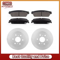 Rear Brake Rotors Ceramic Brake Pads fits 2007 2008 2009 Chevrolet Avalanche