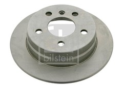 2x Febi 24750 Rear Brake Discs Pair 258mm Solid Fits Mercedes A-Class