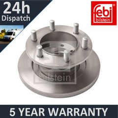 Fits Iveco Daily 1989-2007 2.5 D 2.8 Febi Front 1x Brake Disc 99485706