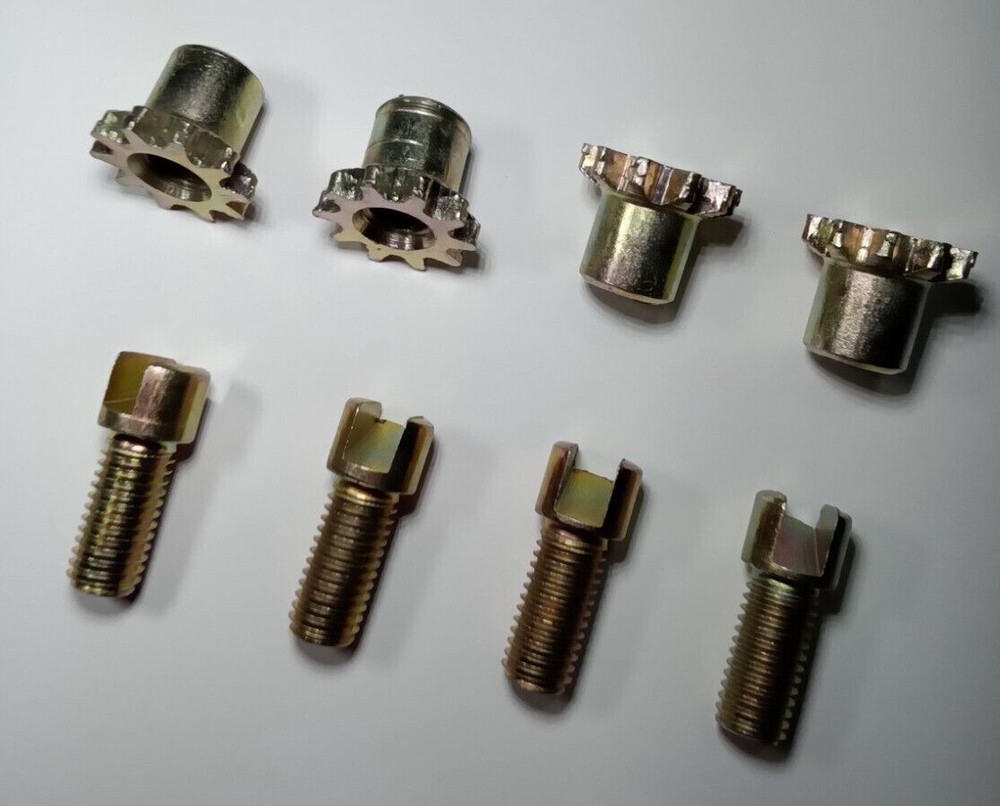BRAKE SHOE ADJUSTING SCREWS & STAR NUT ADJUSTERS SET 1965-1979 VW BUG GHIA BUS