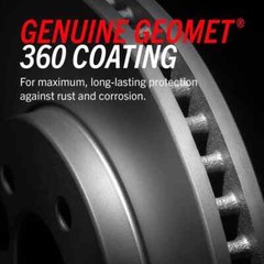 Power Stop JBR1158EVC Rear Disc Brake Rotor Genuine Geomet Coated Free Ship