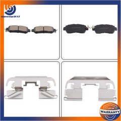 Front Disc Brake Rotor & Ceramic Brake Pad for Nissan Kicks 2018-2022 Versa 6pcs