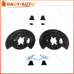 For Dodge 02 03 04 05-07 Ram 1500 Brake Backing Plates & Parking Brake Lever Kit