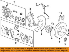 GM OEM 17-25 Acadia Front Suspension Brake Components-Rotor 13546862