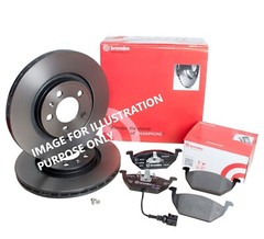 FOR SKODA Fabia Scout 1.6 TDI 105 5J BREMBO FRONT BRAKE DISC 288MM&BRAKE PAD SET