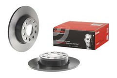 2x Brake Discs Pair Solid fits SKODA OCTAVIA Mk2, Mk3, Mk4 Rear 2004 on 272mm