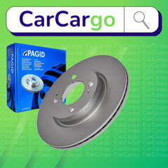 Pagid Vented Front Brake Discs Pair For Mirage / Space Star 1.2 2012-2024 251 mm