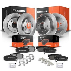 New Disc Brake Rotors & Brake Pads Front and Rear for Hyundai Elantra 2007-2010