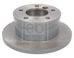 2X Febi 22858 Rear Brake Discs Pair 271mm Solid Fits Dodge Mercedes VW