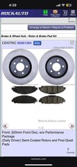 Mustang Brake Pads And Rotors Set