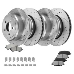 For 2008 -2012 Jeep Liberty Dodge Nitro Front Rear Disc Brake Rotors Brake Pads