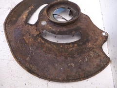 70-81 Camaro Firebird Front Brake Rotor Dust Shields Brakes Disc Original GM