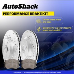 Front Drilled Slotted Brake Rotors Ceramic Pads for Subaru, Ascent 2019-2024