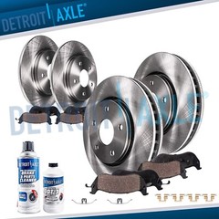 10pc Front Rear Brake Rotors Ceramic Brake Pads Kit for Audi A4 A5 Quattro Q5