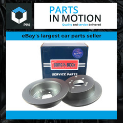 2x Brake Discs Pair Solid fits HYUNDAI ACCENT MC 1.6 Rear 05 to 10 With ABS G4ED