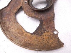 70-81 Camaro Firebird Front Brake Rotor Dust Shields Brakes Disc Original GM
