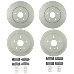 Bosch Front Rear Rotor Akebono ProACT Ceramic Brake Pad Kit for Avalon V6 GSX30