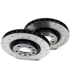 Rear Brake Discs to fit Subaru Impreza WRX STi Saloon 2004-2011 114.3 PCD