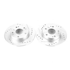 PowerStop Evolution Drilled & Slotted Rotors for Honda Civic 2016-2017 – Rear