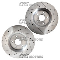 12.99”Front Drilled Disc Rotors for 2011-2020 Dodge Durango Jeep Grand Cherokee