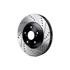 For Toyota Yaris 19-25 Brake Rotor eLINE Drilled & Slotted 1-Piece Front