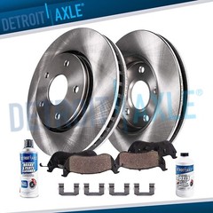 Front Disc Rotors Brake Pads for 2001 – 2006 Hyundai Santa Fe 11.57 inch 5-Lug