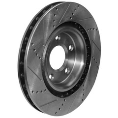 2Pcs 325mm Front Drilled Brake Rotor for Cadillac XLR 2005-2007 Chevy Corvette