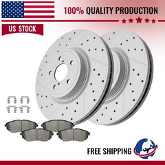 316mm Front Disc Rotors + Ceramic Brake Pads For Subaru Forester Legacy Outback