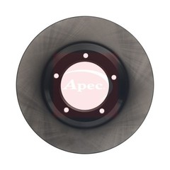 2x Apec Red Front Brake Discs 298mm Fits Land Rover Defender Discovery Range