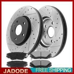 Front Black E-coating Brake Rotors For Chevy Equinox Impala Terrain 2015-2017 LT