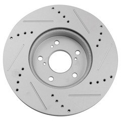 TRQ Performance Front & Rear Brake Rotors Set For 2017-2024 Honda CR-V