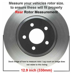 Front & Rear Drilled Rotors + Brake Pads for 2011-2014 Ford Edge Lincoln MKX