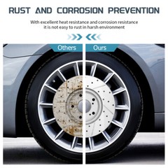 2x Rear Drilled Disc Rotors Set for 2010 – 2017 Chevy Equinox GMC Terrain