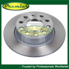 Premier Rear Brake Discs Fits Octavia Golf Caddy Scirocco A3 Leon 1K0615601K
