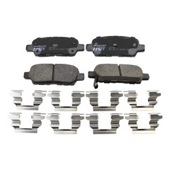 DuraGo Rear Rotors TRW Pro Ceramic Disc Brake Pads Kit For G35 350Z Juke Rogue