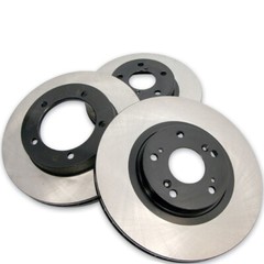Centric Premium High-Carbon Rear Rotors (Blank Pair) for 08-17 STi 125.47030 x2