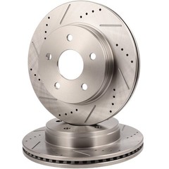 Front Drill Brake Rotor For Dodge Durango 2004-2009 For Chrysler Aspen 2007-2009