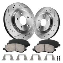 Front Rear Brake Rotors Pads for Dodge Avenger Caliber Jeep Compass Patriot