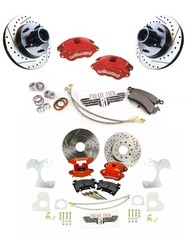 1992-1993 Camaro Firebird Wilwood Red Calipers Front & Rear Wheel Kit