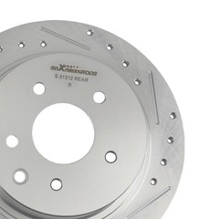 292 mm Rear Drilled&Slotted Brake Rotors For Nissan Juke 2011-17/ Sentra 2007-09