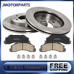 Front Side Disc Brake Rotors w/ Brake Pads For 97-03 Ford F-150 4WD 5 Lug Wheels