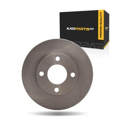 For Audi 80/80 Quattro 1990-1992 Brake Rotor Rear | Cast Iron | Solid | 4 Lugs