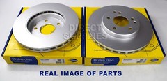 2X FRONT AXLE BRAKE DISCS MERCEDES BENZ C E CLC-CLASS CLK SLK 1.8 2.0 TO 3.0 3.2