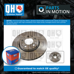 2x Brake Discs Pair Vented fits VOLVO V70 Mk2 2.4D Front 01 to 08 286mm Set QH