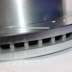 Power Stop Drilled & Slotted Brake Rotor AR85155XR MIN. THK. 36.4 MM 33523 S