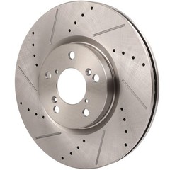 Front Drilled Slotted Brake Rotors For Acura MDX RLX 2010 2011 2012 2013 ZDX